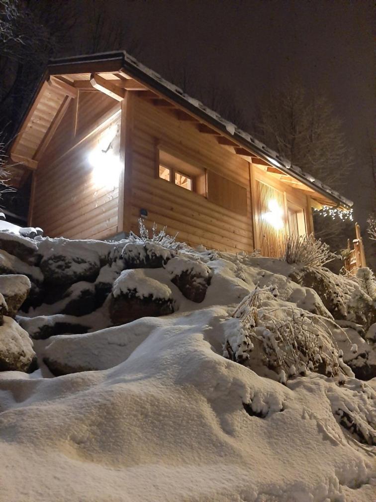 Petit Chalet Neuf Independant 2 Pers "La Cabane De Jean " Briançon Exterior foto